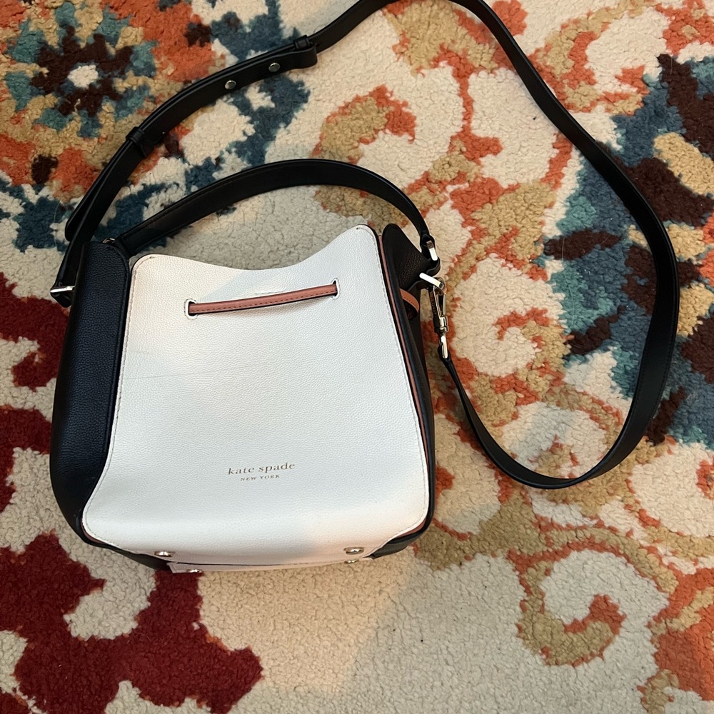 Kate Spade Black and White Crossbody Bag